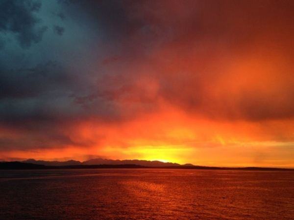 Listen to waves from your bedroom on the beach Apartments Alki Ave SW
