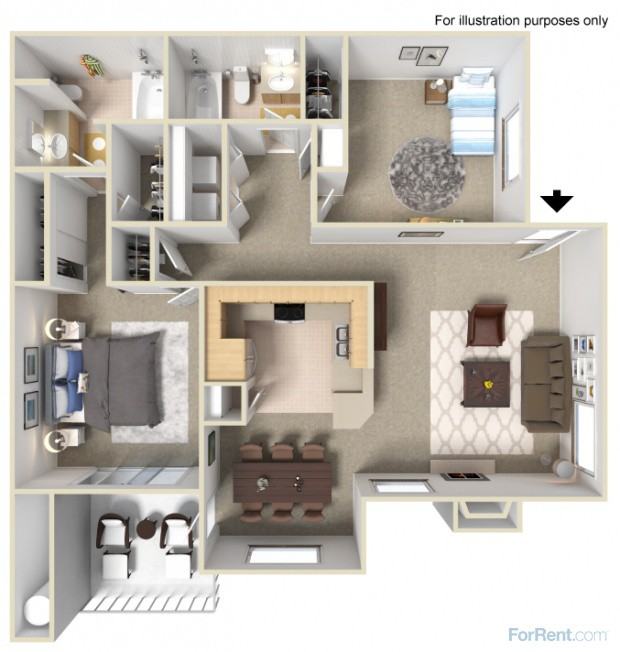 4400 Florin Perkins Road, Sacramento, CA 95826 2 Bedroom Apartment for