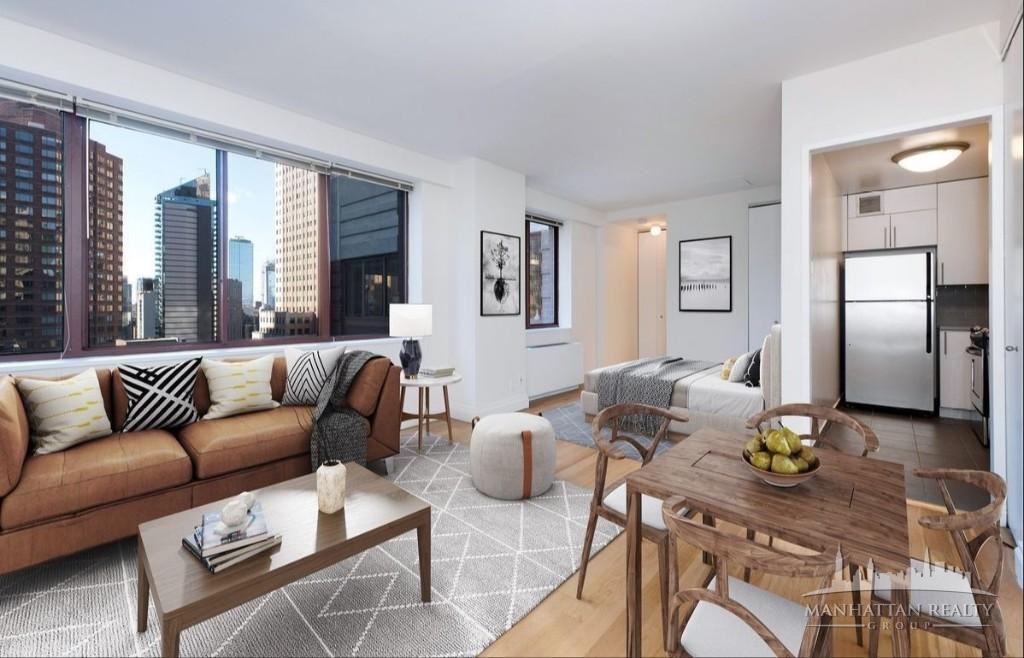 W 52nd St 8L, New York, NY 10019 Studio Apartment for 3,500/month