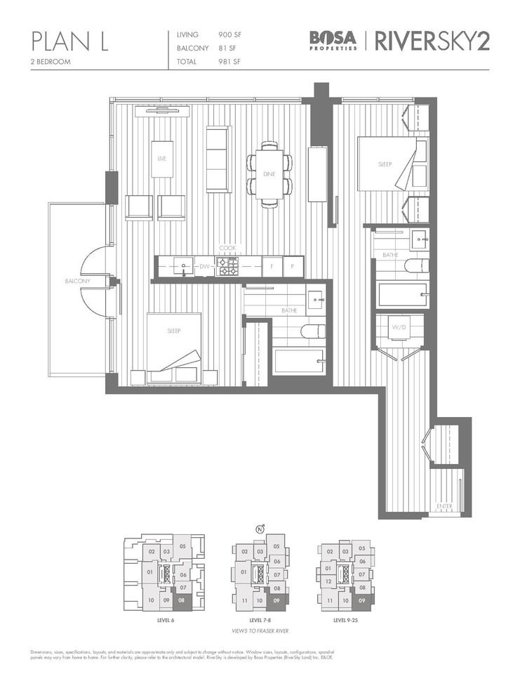 988 Quayside Drive, New Westminster, BC V3M 6G2 2 Bedroom Apartment for