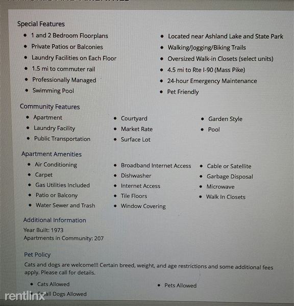 Joanne Drive Apartments in Ashland, MA 01721 Zumper