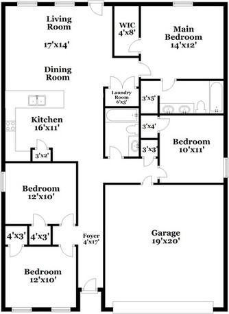 5023 Sandy Hill Dr, Valdosta, GA 31601 4 Bedroom House for 1,075/month