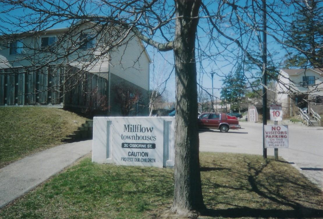 Millflow Townhomes Apartments 20 Osborne St, Cambridge, ON N1S 4T7