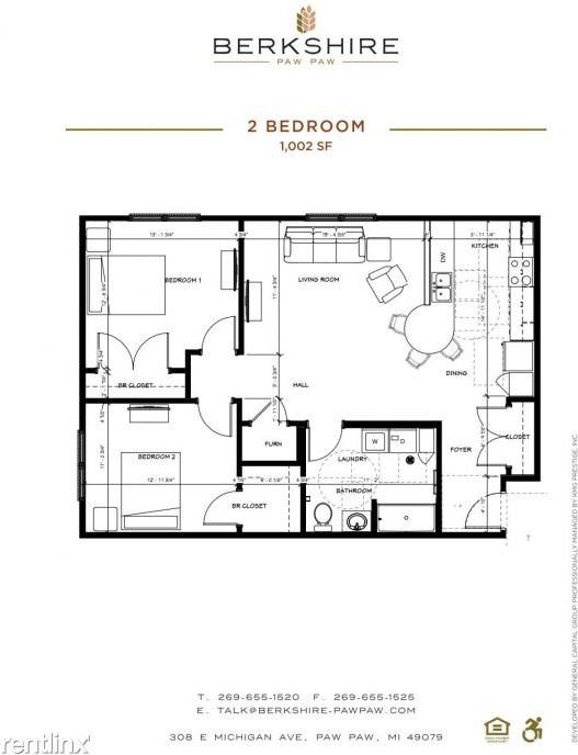 Berkshire Paw Paw Apartments 308 E Michigan Ave, Paw Paw, MI 49079