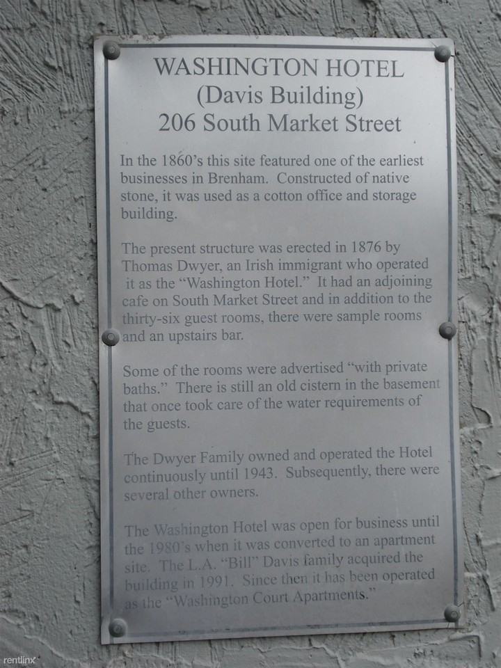 Washington Court Apartments 206 S Market St, Brenham, TX 77833 Zumper