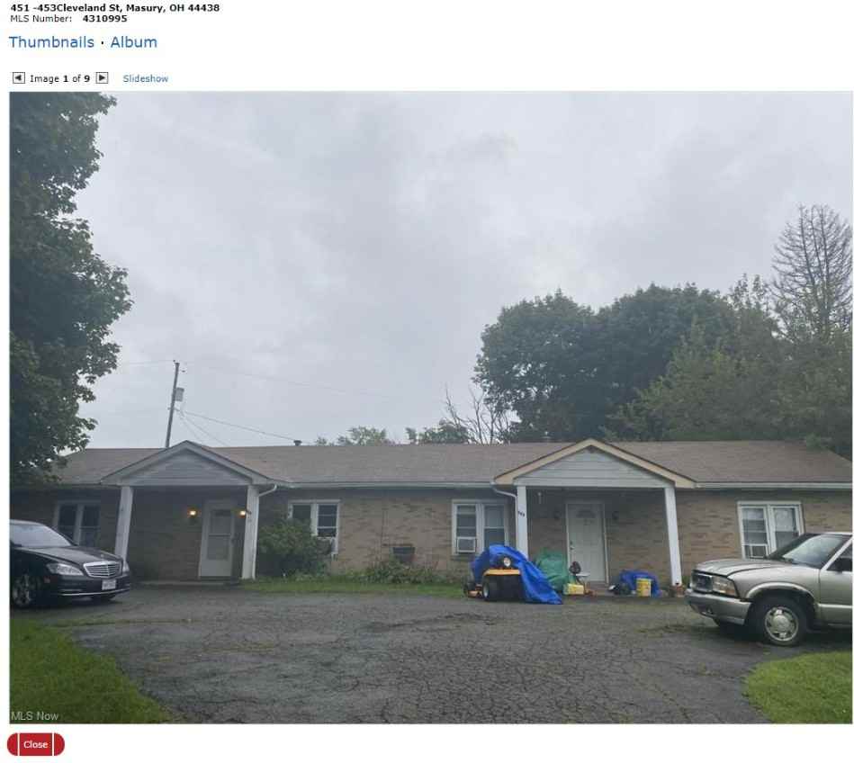 451 Cleveland Street 1 1, Masury, OH 44438 2 Bedroom Apartment for