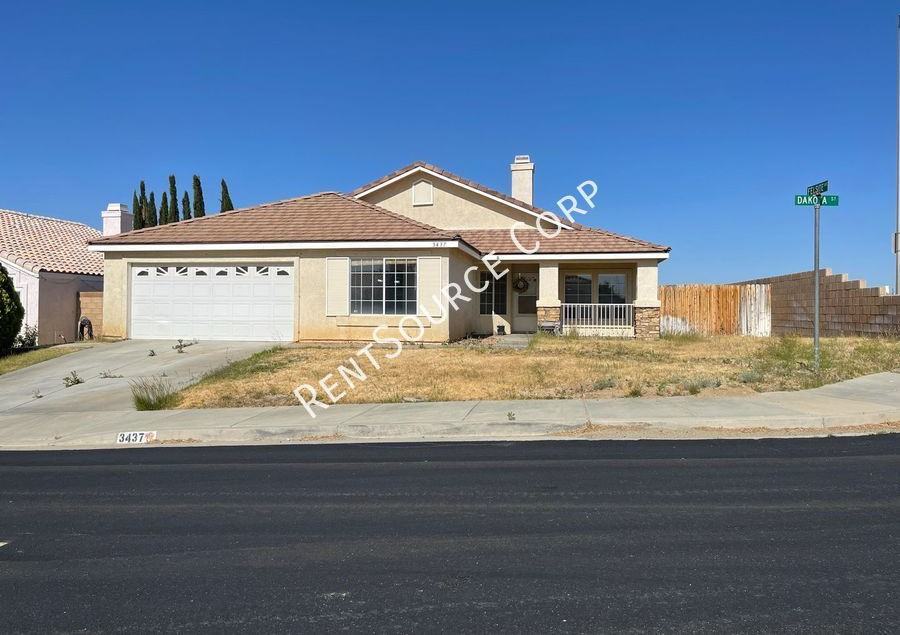 3437 Dakota St, Rosamond, CA 93560 3 Bedroom Apartment for Rent
