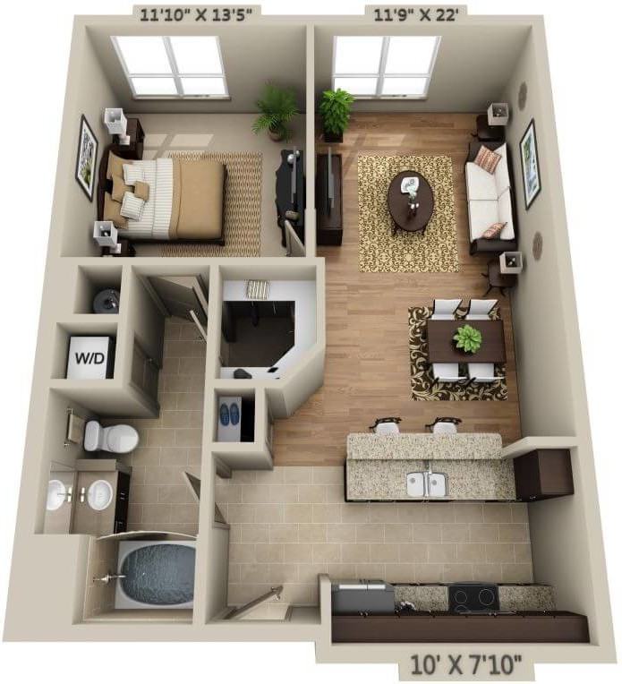 2nd Ave 3108, Needham, MA 02494 1 Bedroom Apartment for 2,699/month