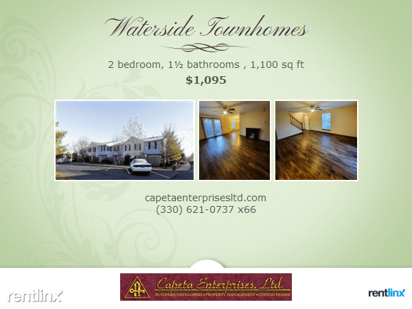 Waterside Townhomes Apartments 388 Waterside Ave, Canal Fulton, OH