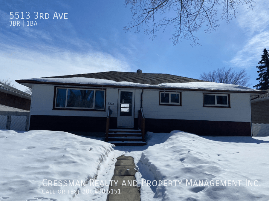 5513 3rd Ave Apartments in Rosemont Mount Royal, Regina, SK S4T 0G4