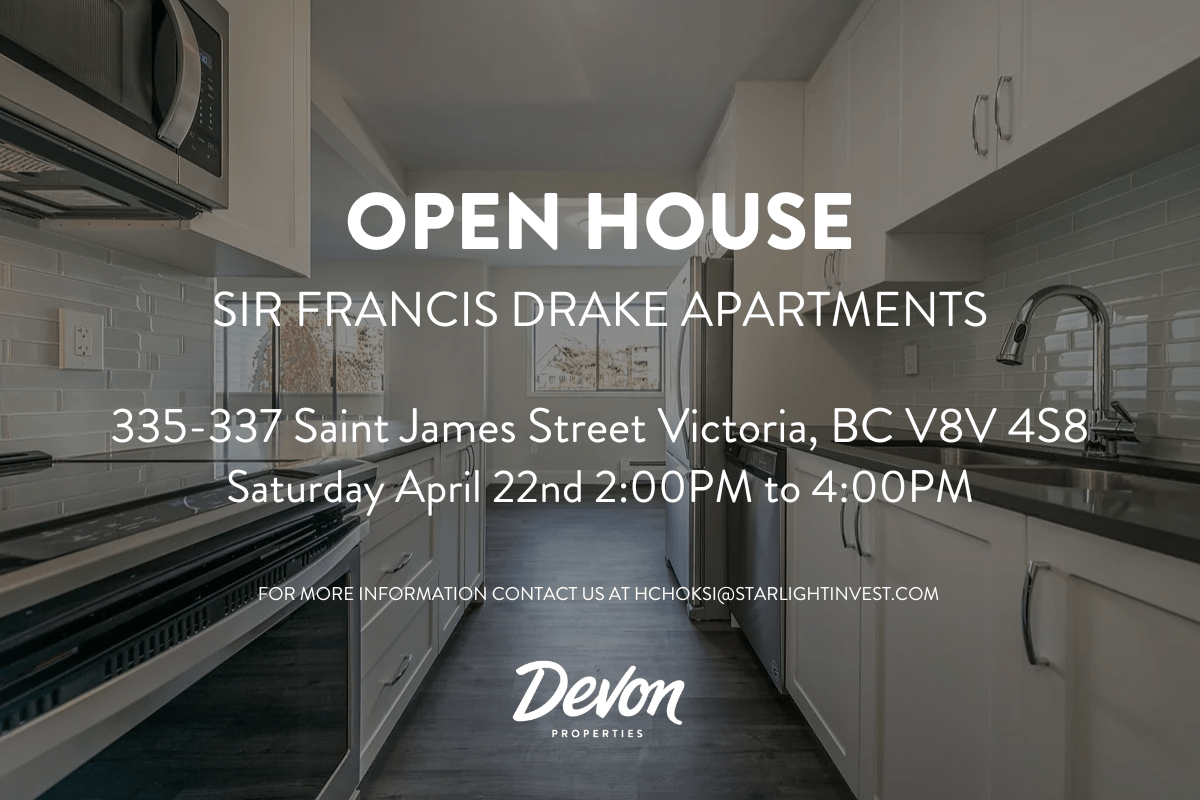 Sir Francis Drake Apartments 337 St. James St, Victoria, BC V8V 1J7