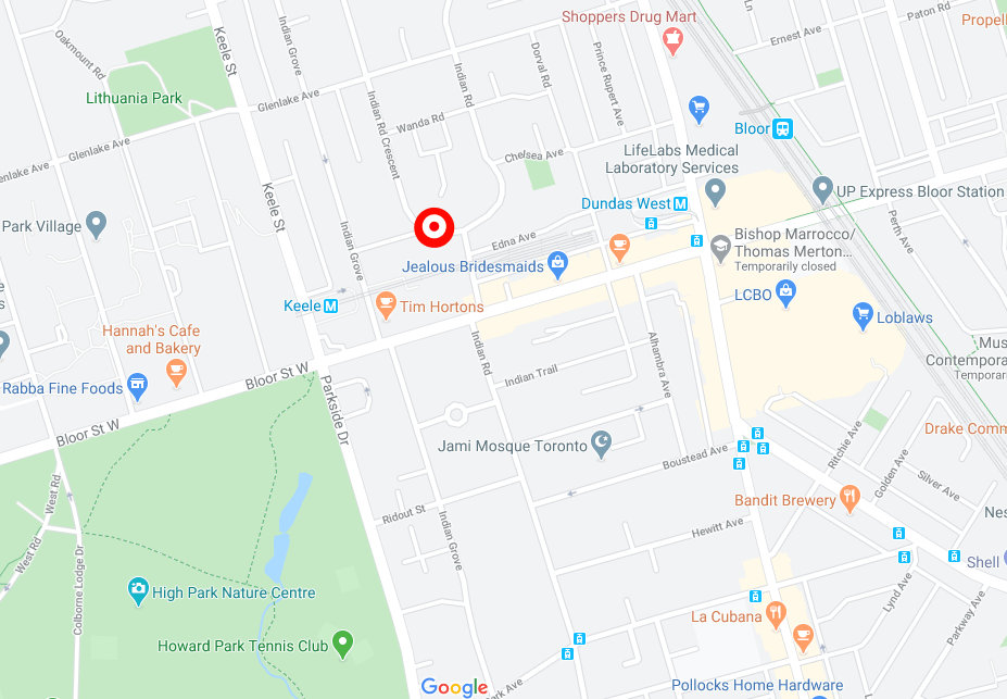 Glen Gordon Rd & Indian Rd Crescent, Toronto, ON M6P 2E9 1 Bedroom Apartment for 1,400/month