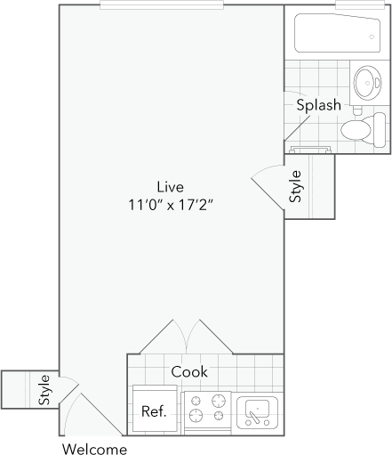 E Chestnut St 607, Chicago, IL 60611 Studio Apartment for 1,465/month