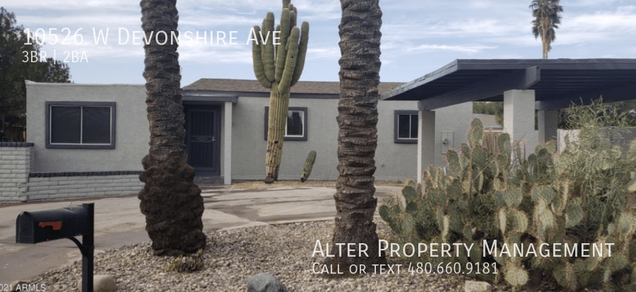 10526 W Devonshire Ave, Phoenix, AZ 85037 3 Bedroom House for 1,995