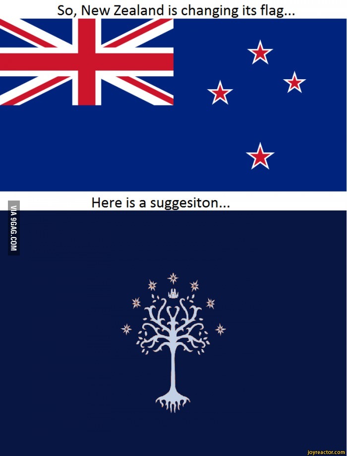 So, New Zealand is changing its flag... / 9gag / funny pictures & best
