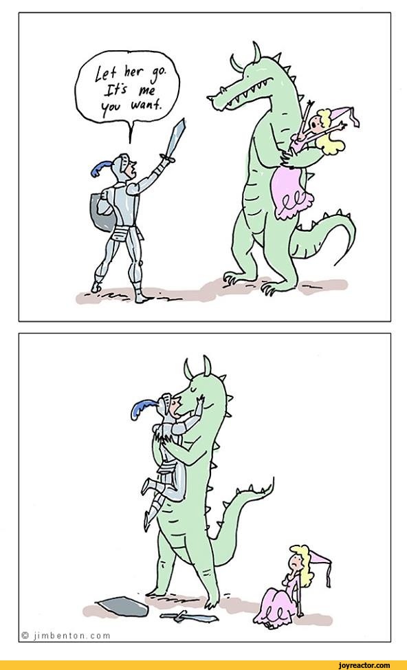 SI jimbenton com / princess dragon comics (funny comics & strips, cartoons) / funny