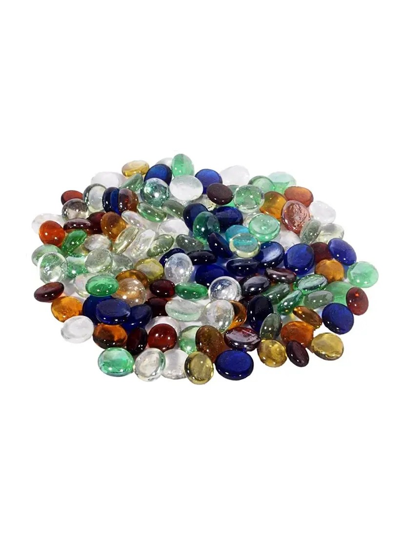 Decorative Glass Pebbles For Gardens Shelly Lighting