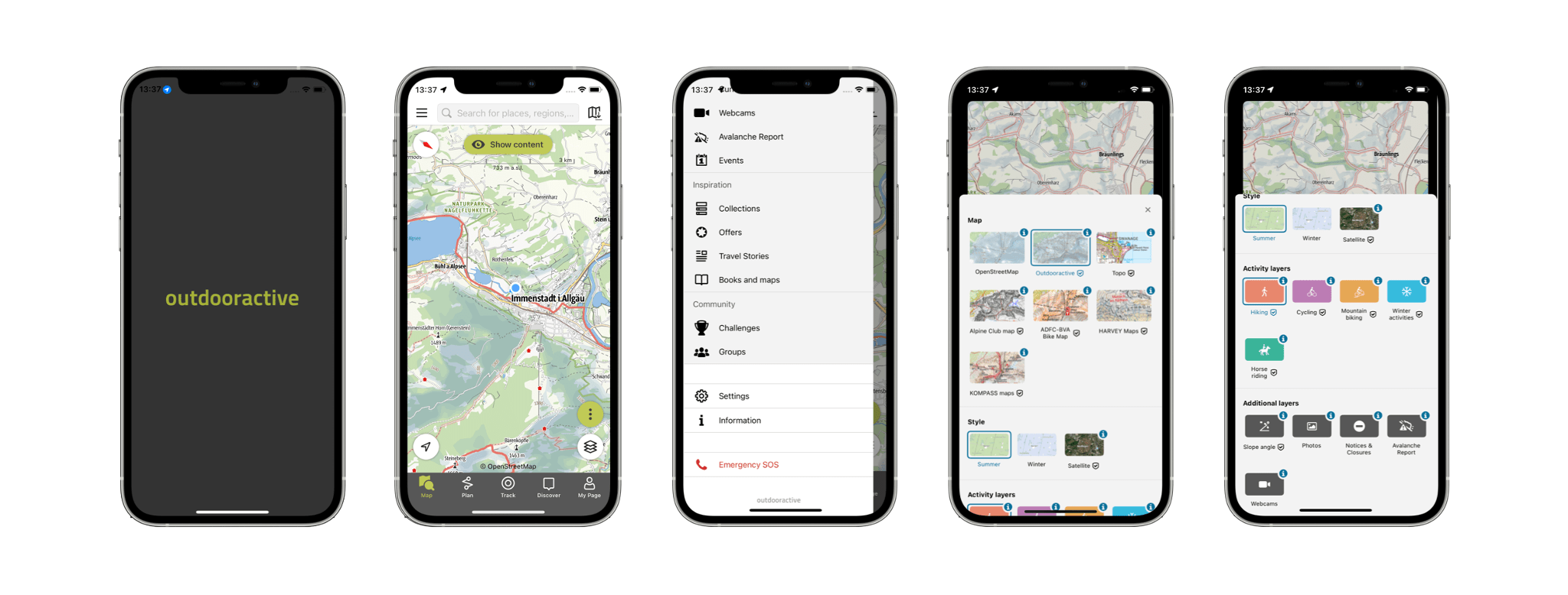 Die Outdooractive App Das Wichtigste auf einen Blick Outdooractive