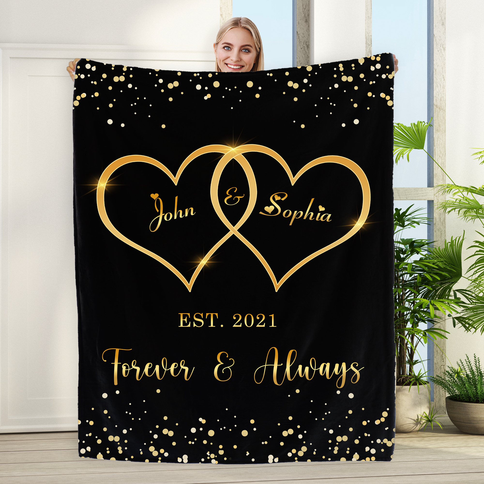 Personalized Fleece Blankets for The Closest One to Your Heart Custom