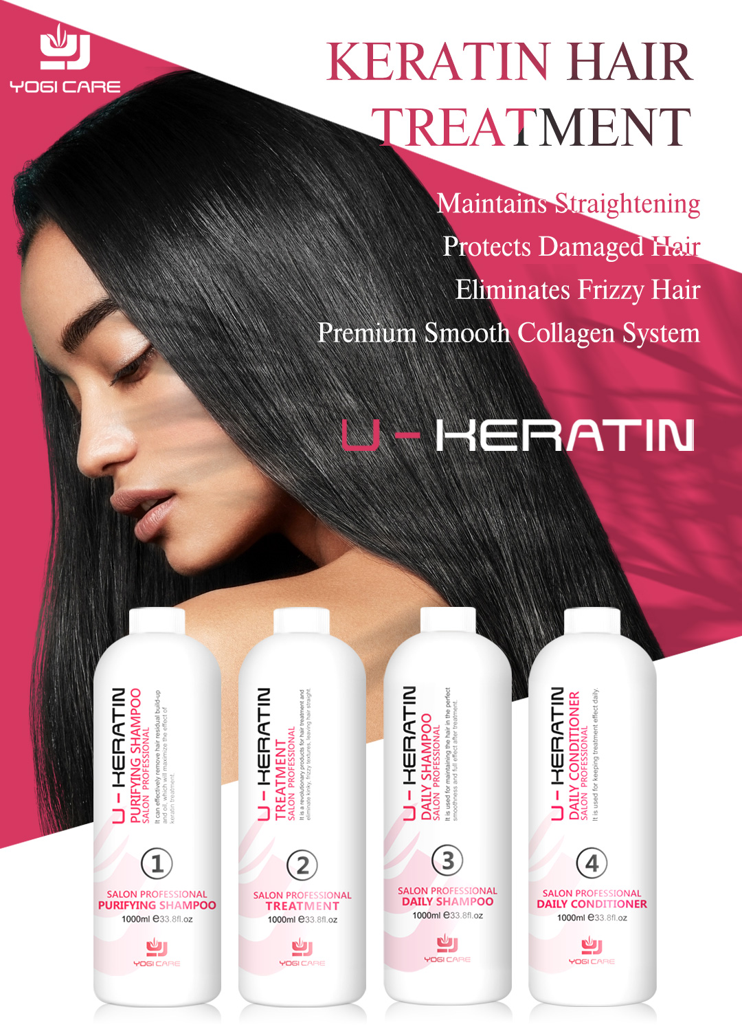 Low MOQ Silk Protein Shampoo Moisturizing And Refreshing Hair Keratin