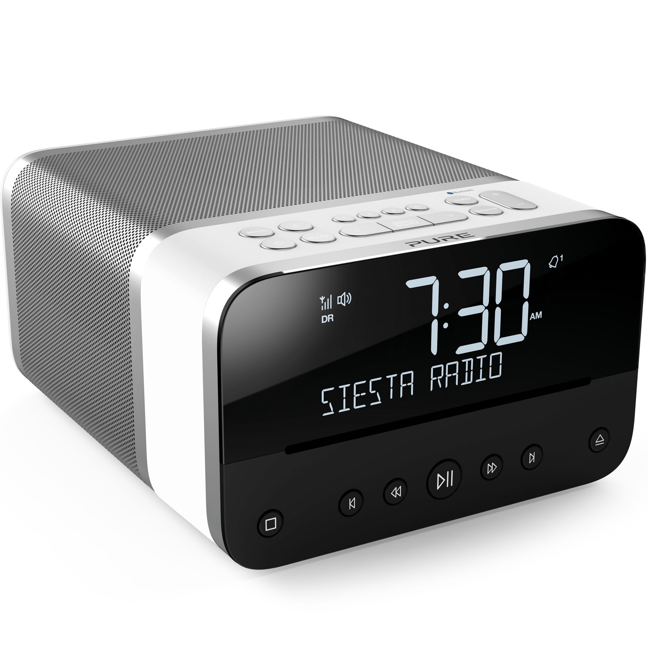 Pure Siesta Home DigitalRadio RadioWecker UhrenRadio DAB+ CD USB