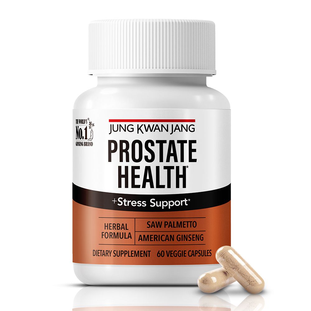 Prostate Health Capsules With Saw Palmetto Extract and American Ginseng