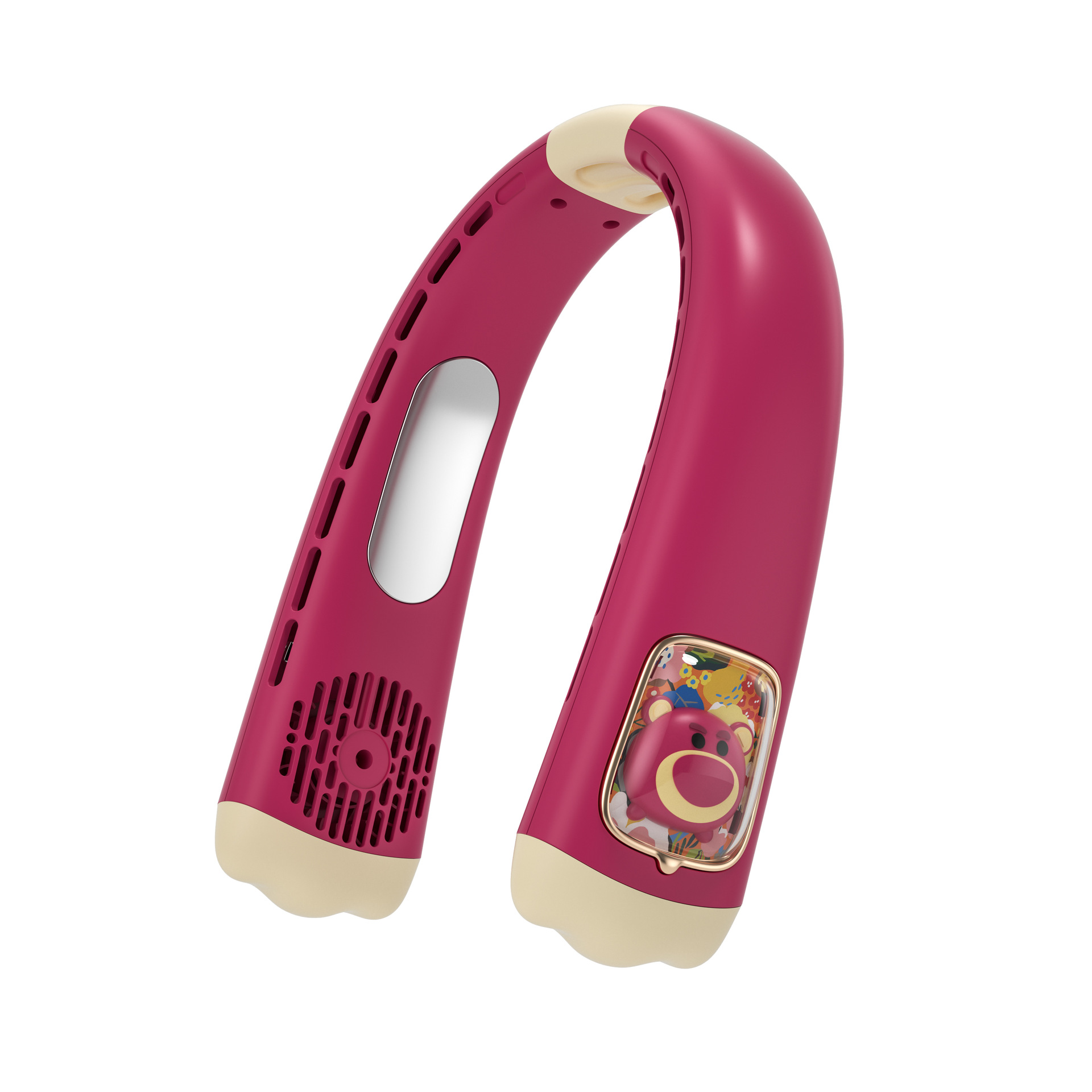 Get Disney refrigeration leafless neck fan leafless hanging small fan Strawberry Bea Delivered