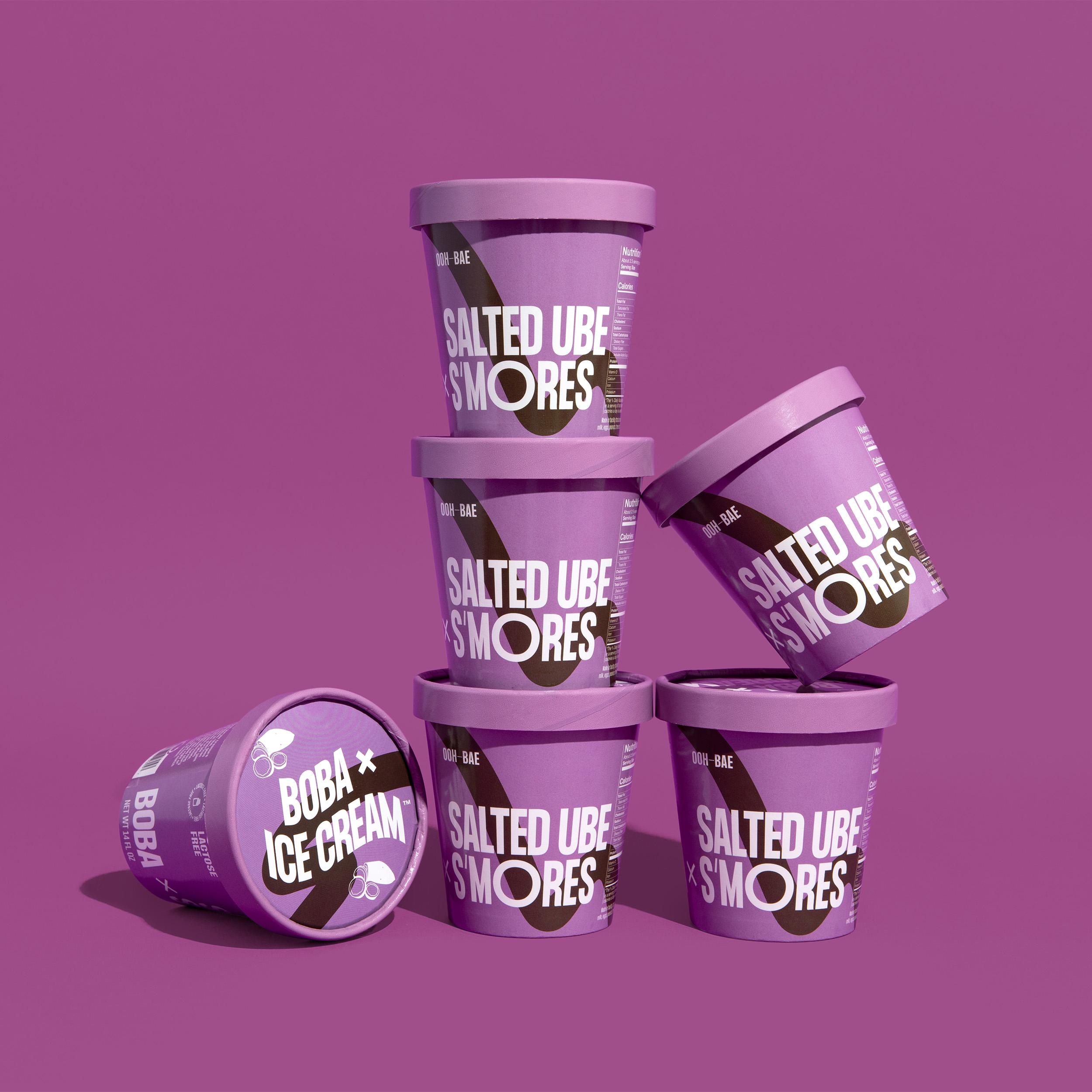 Get Boba x Ice Cream Salted Ube S'mores Pack Delivered Weee! Asian