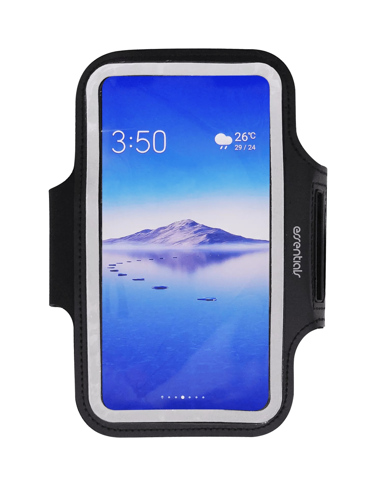 Essentials Universal sport armband for mobile phones, Black Net Partner