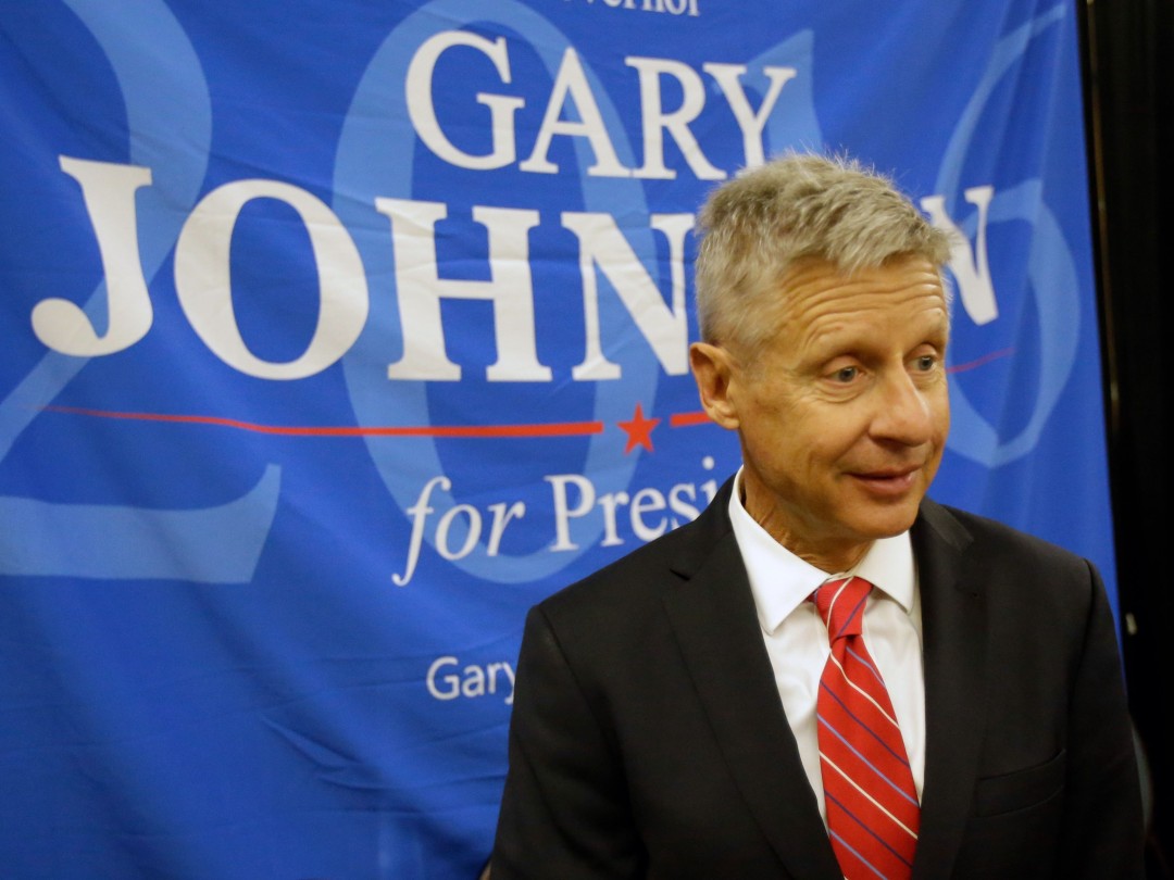 Gary Johnson Don't About Me, Frustrated Voters