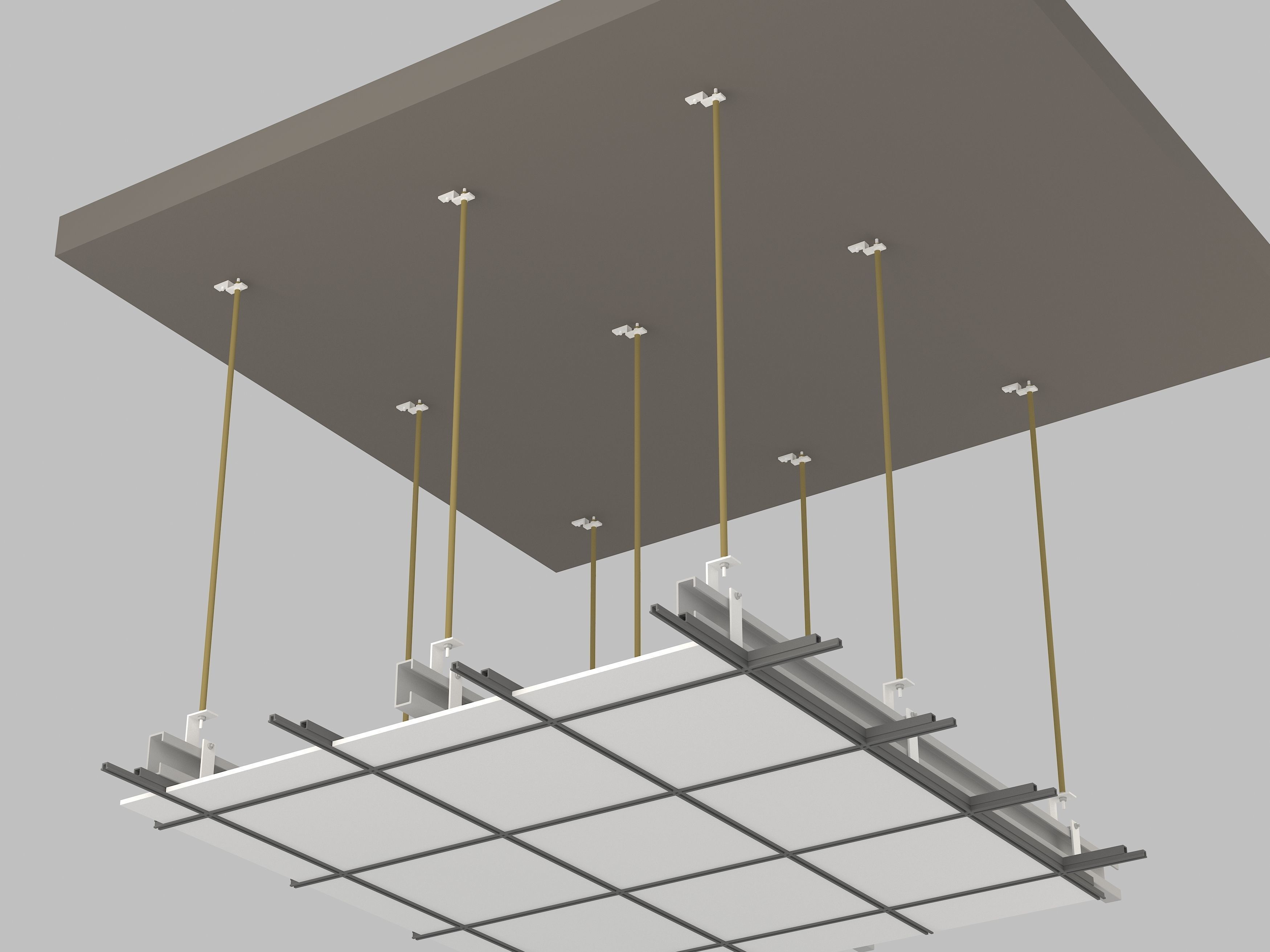 Suspended Ceiling Construction Suspended ceiling construction