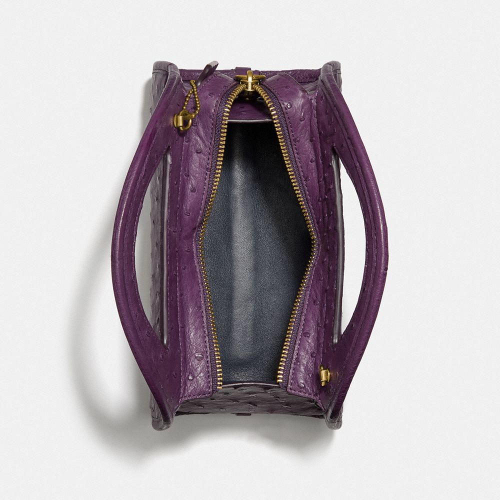 COACH Zip Dome Crossbody In Ostrich