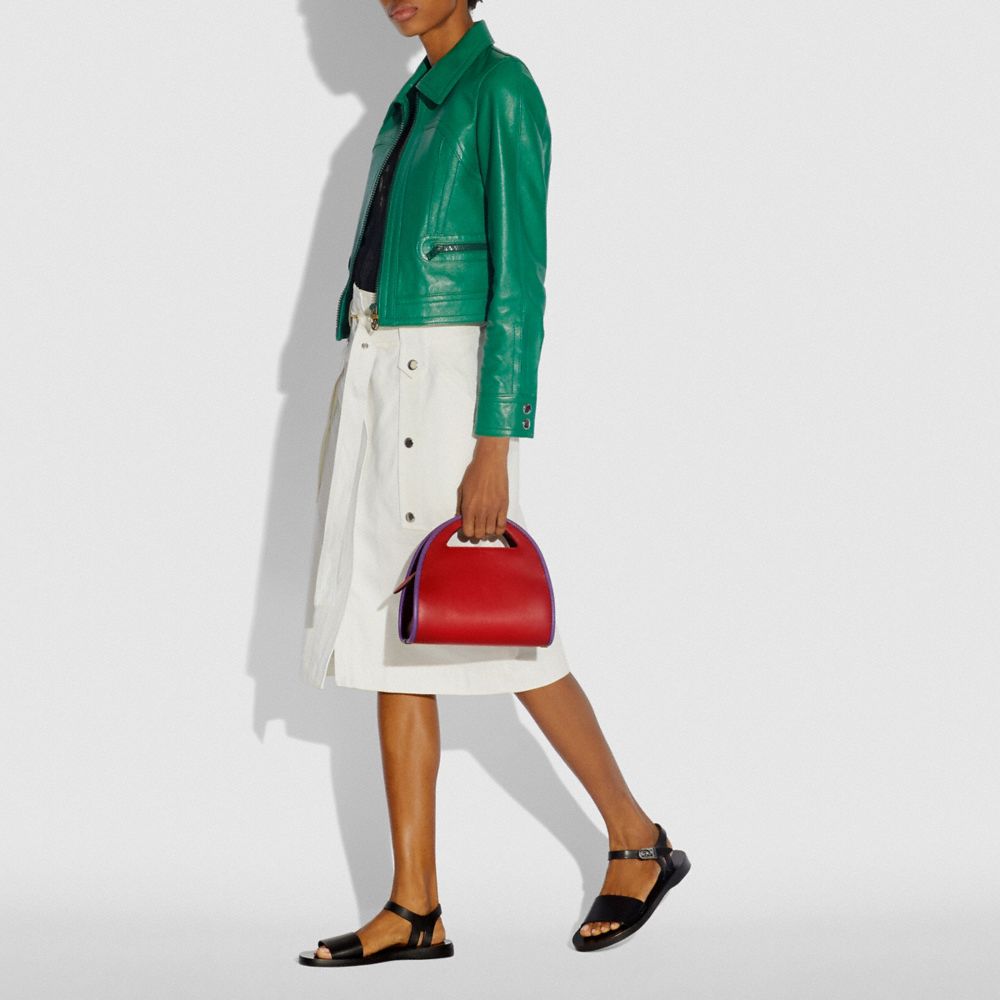 COACH Zip Dome Crossbody In Colorblock