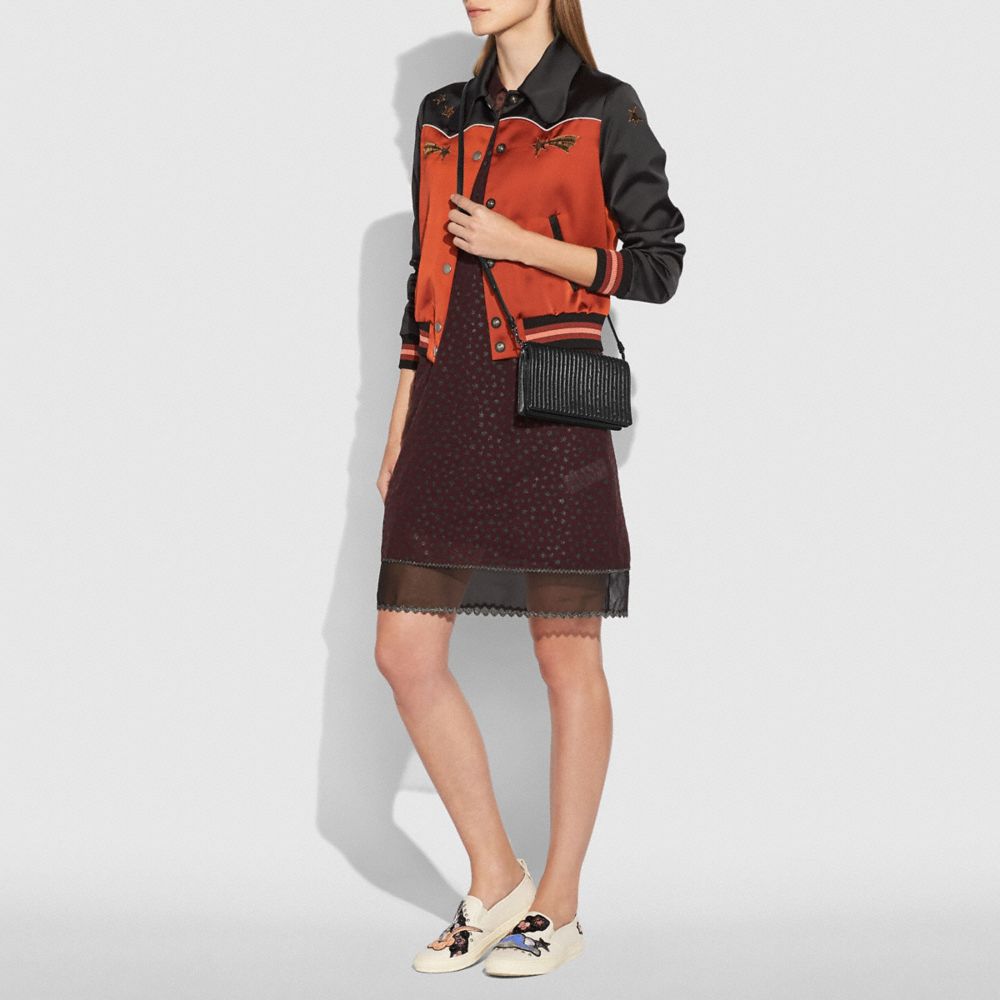 COACH Hayden Foldover Crossbody Clutch With Quilting And Rivets