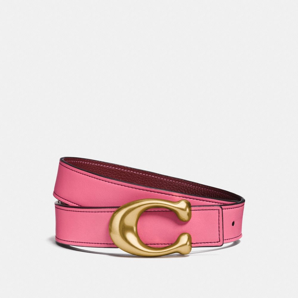 COACH Sculpted Signature Reversible Belt