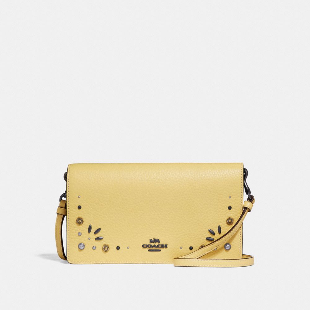 COACH Hayden Foldover Crossbody Clutch With Prairie Rivets Detail