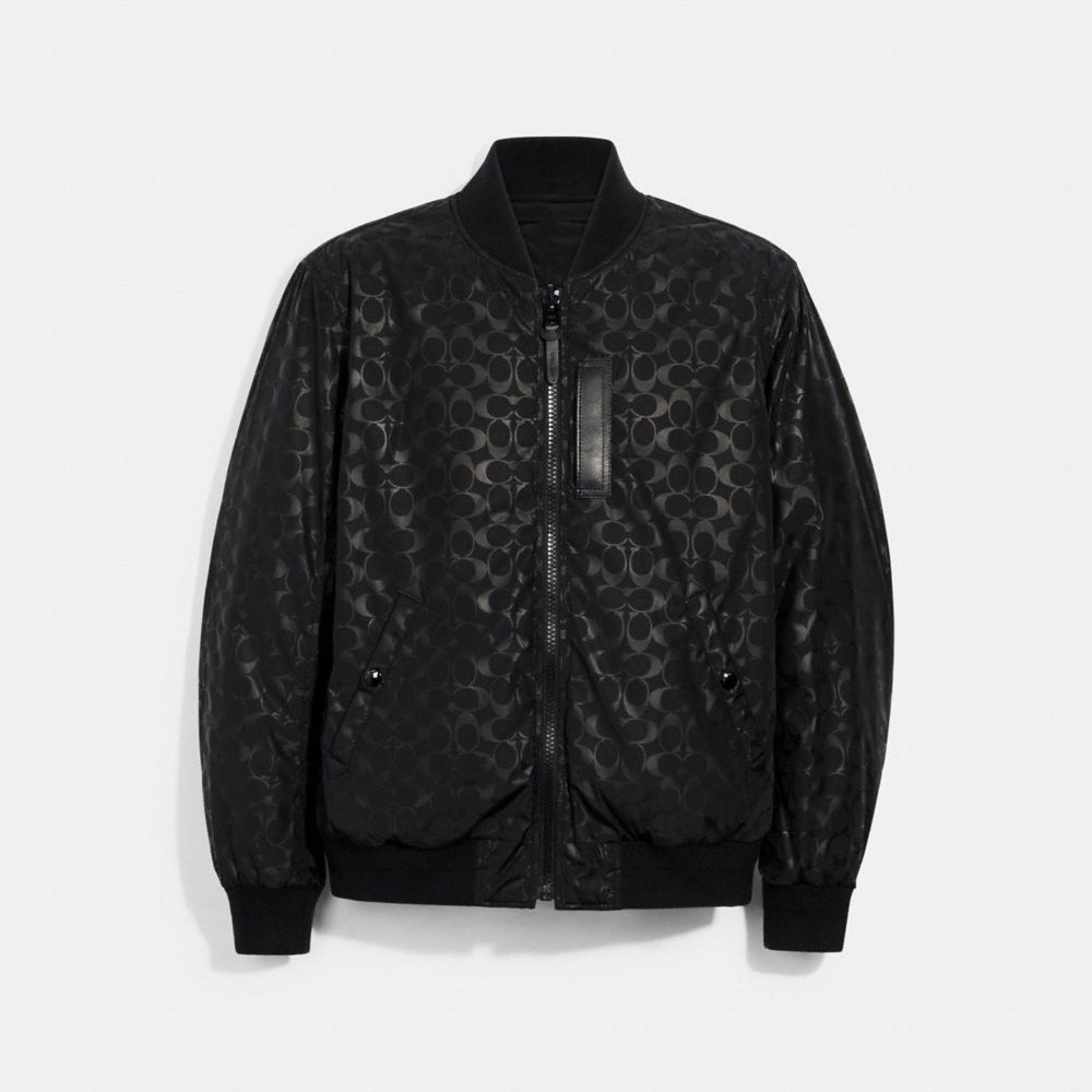 COACH® Outlet REVERSIBLE SIGNATURE MA1 JACKET