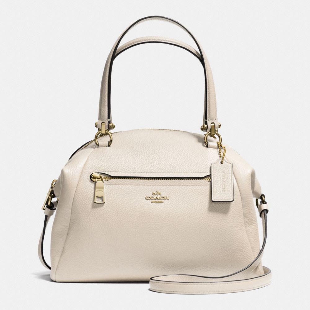 COACH Designer Handbags Prairie Satchel In Pebble Leather