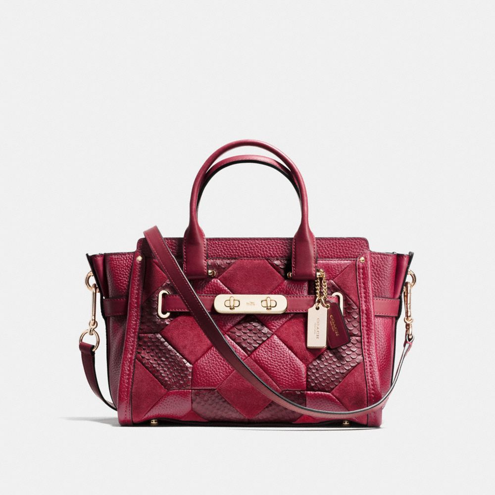 COACH Designer Handbags Coach Swagger 27 In Patchwork Leather