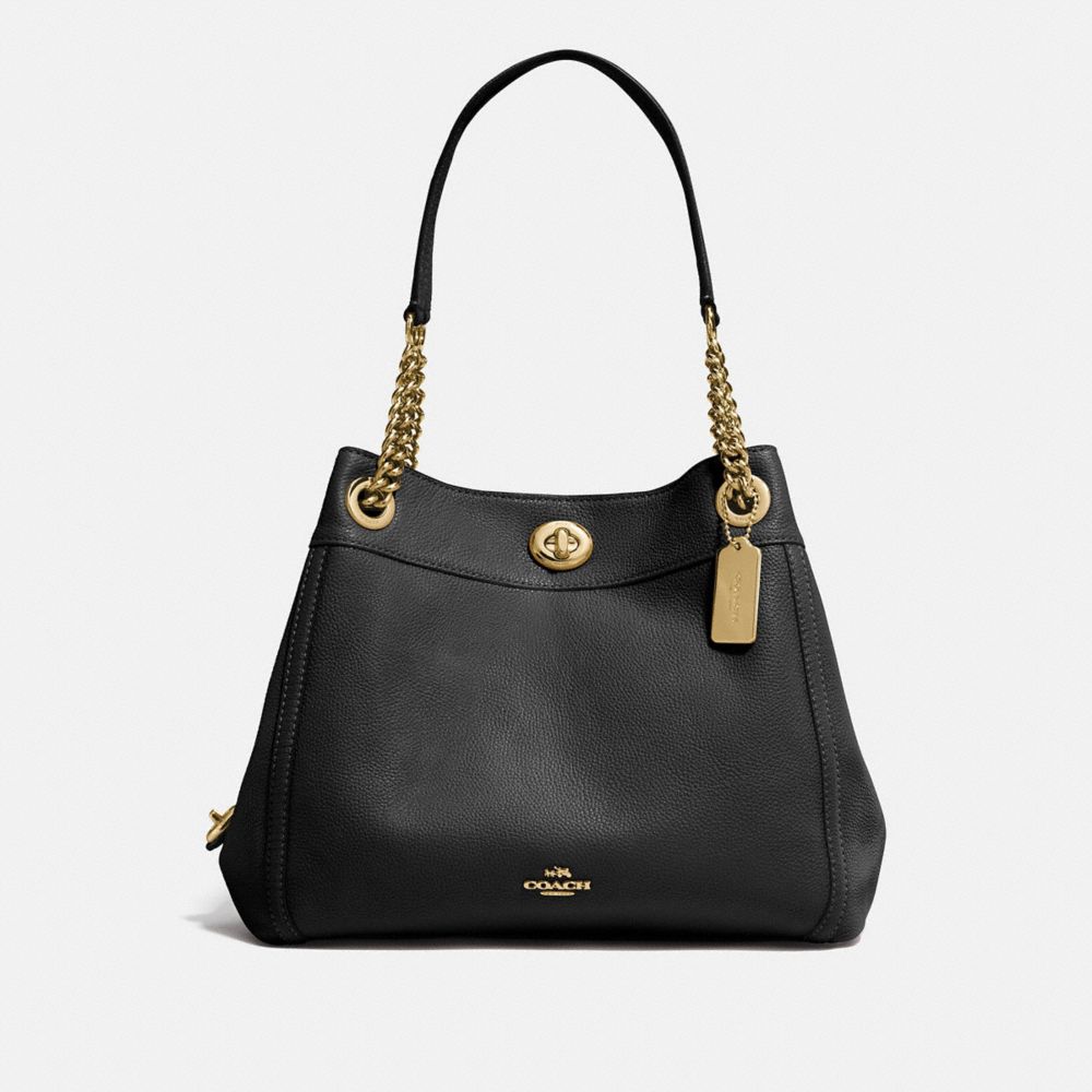 COACH Turnlock Edie Shoulder Bag
