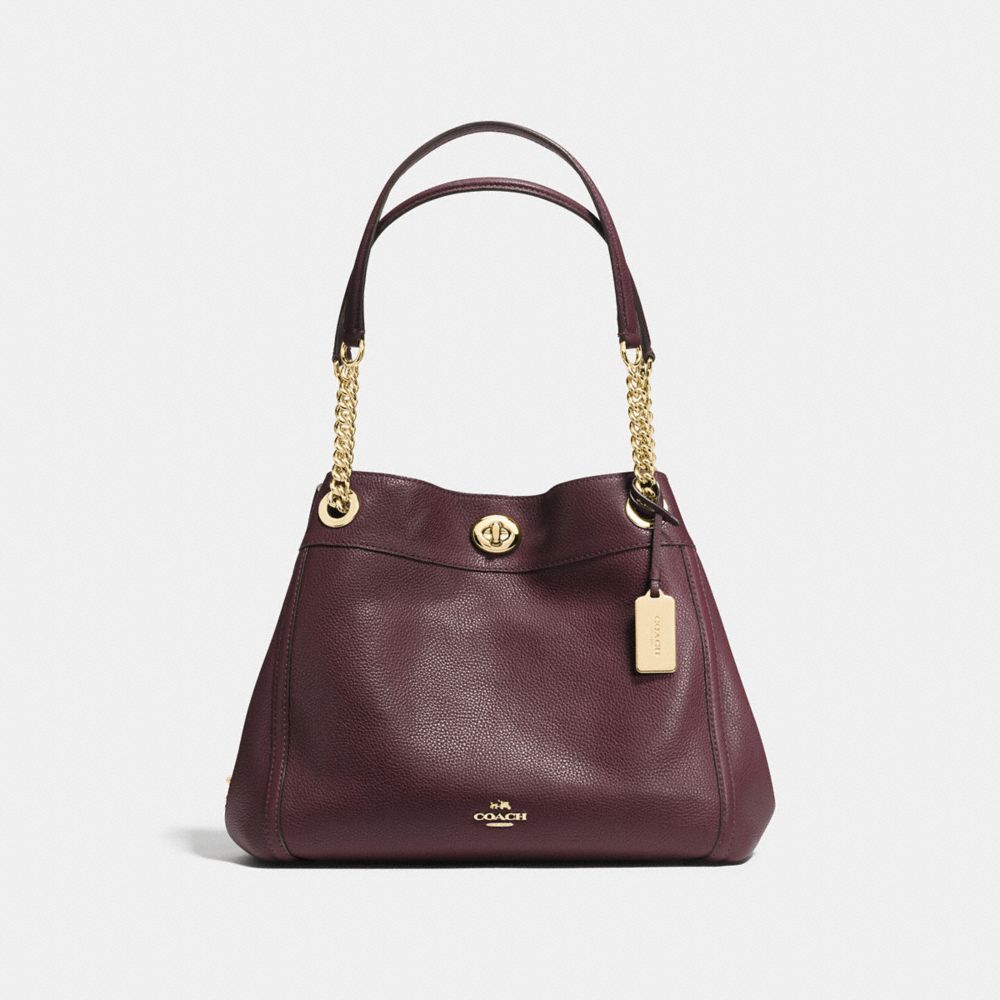 COACH Turnlock Edie Shoulder Bag