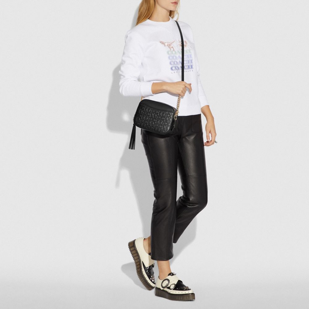 COACH Camera Bag In Signature Leather