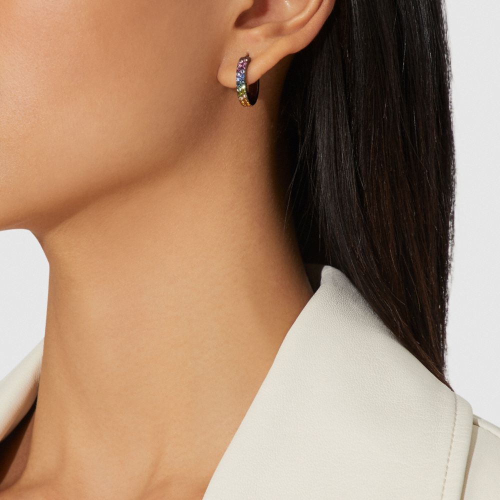 COACH Huggie Hoop Earrings