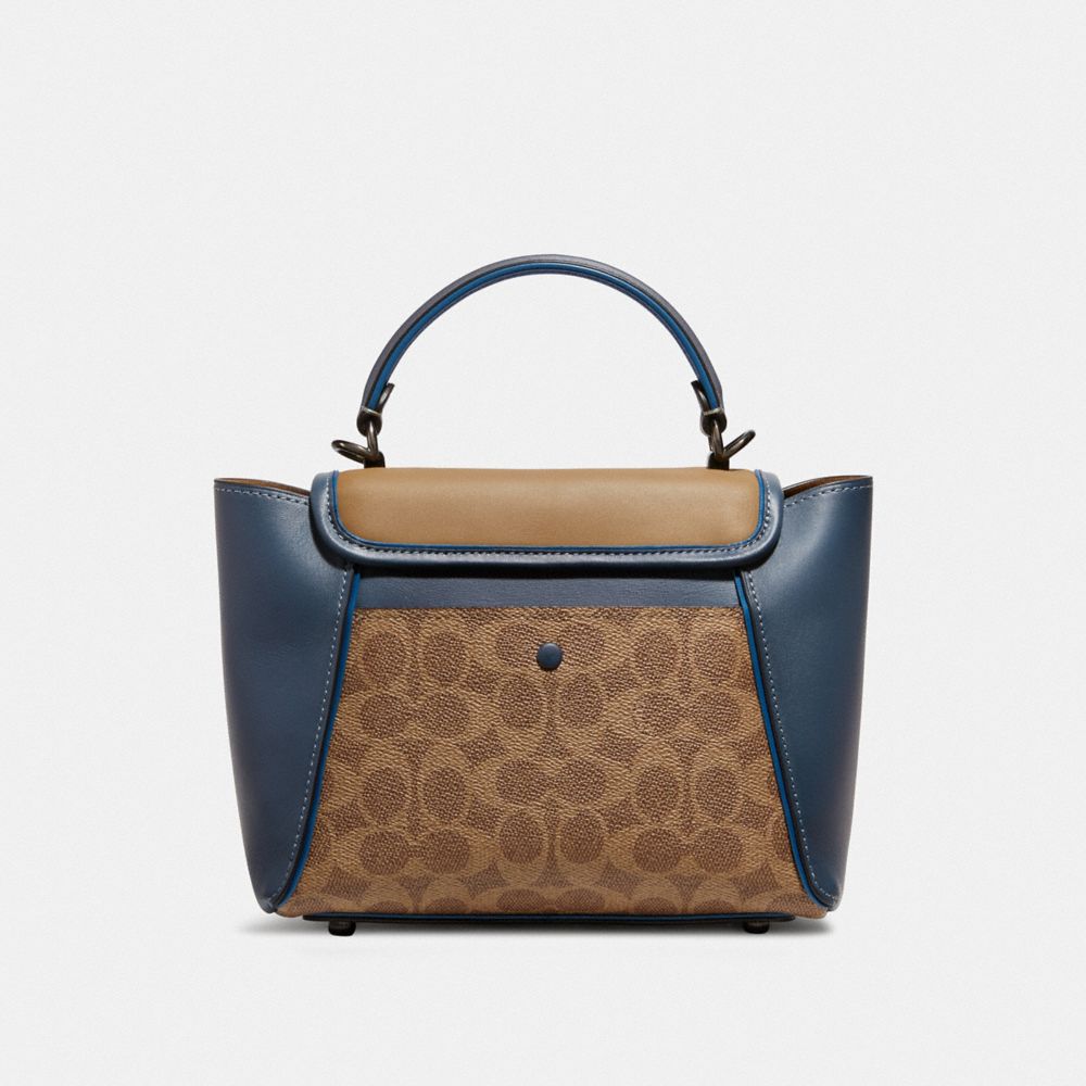 COACH Courier Carryall 23 In Colorblock Signature Canvas