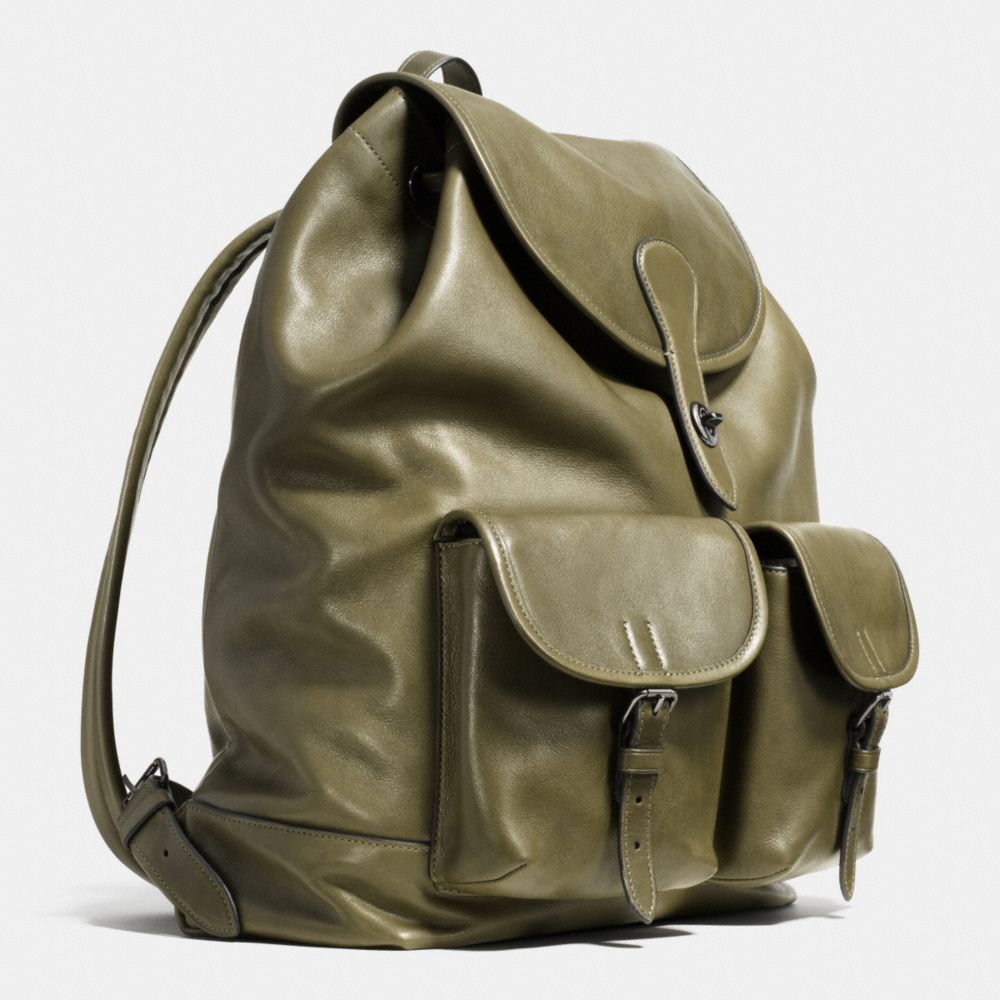 COACH Mens Leather Backpacks Rucksack In Sport Calf Leather