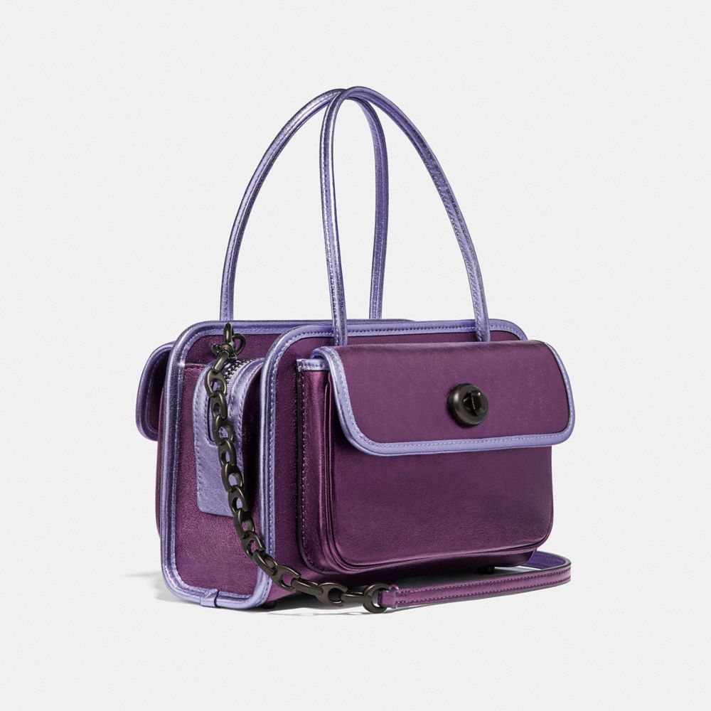 COACH Kiko Safari Tote In Metallic