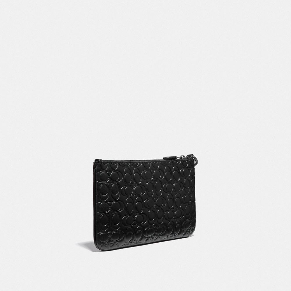 COACH Phone Pouch In Signature Leather