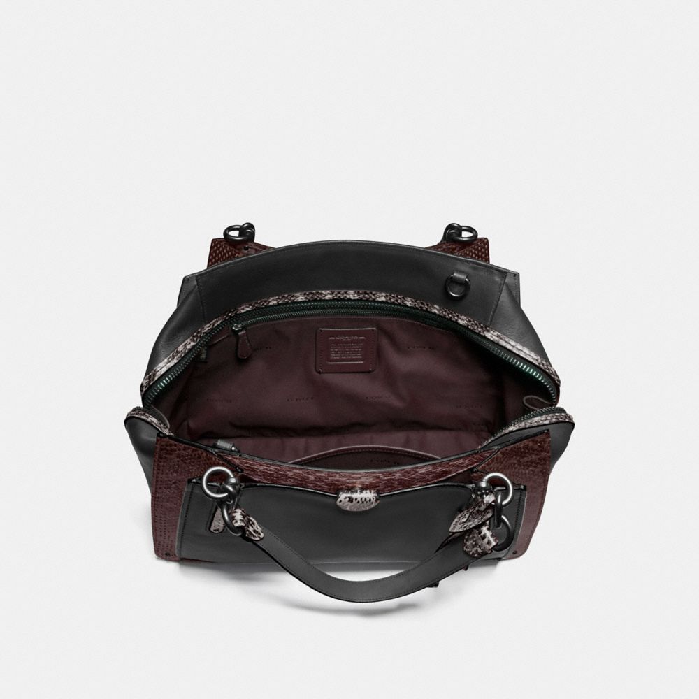 Dreamer 36 in Colorblock With Snakeskin Detail COACH