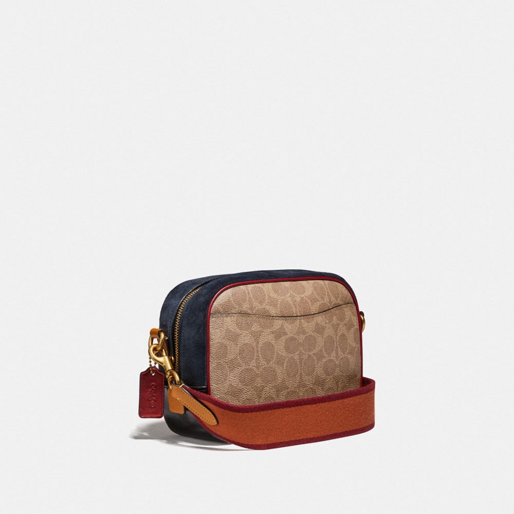 COACH Camera Bag In Signature Canvas With Patch
