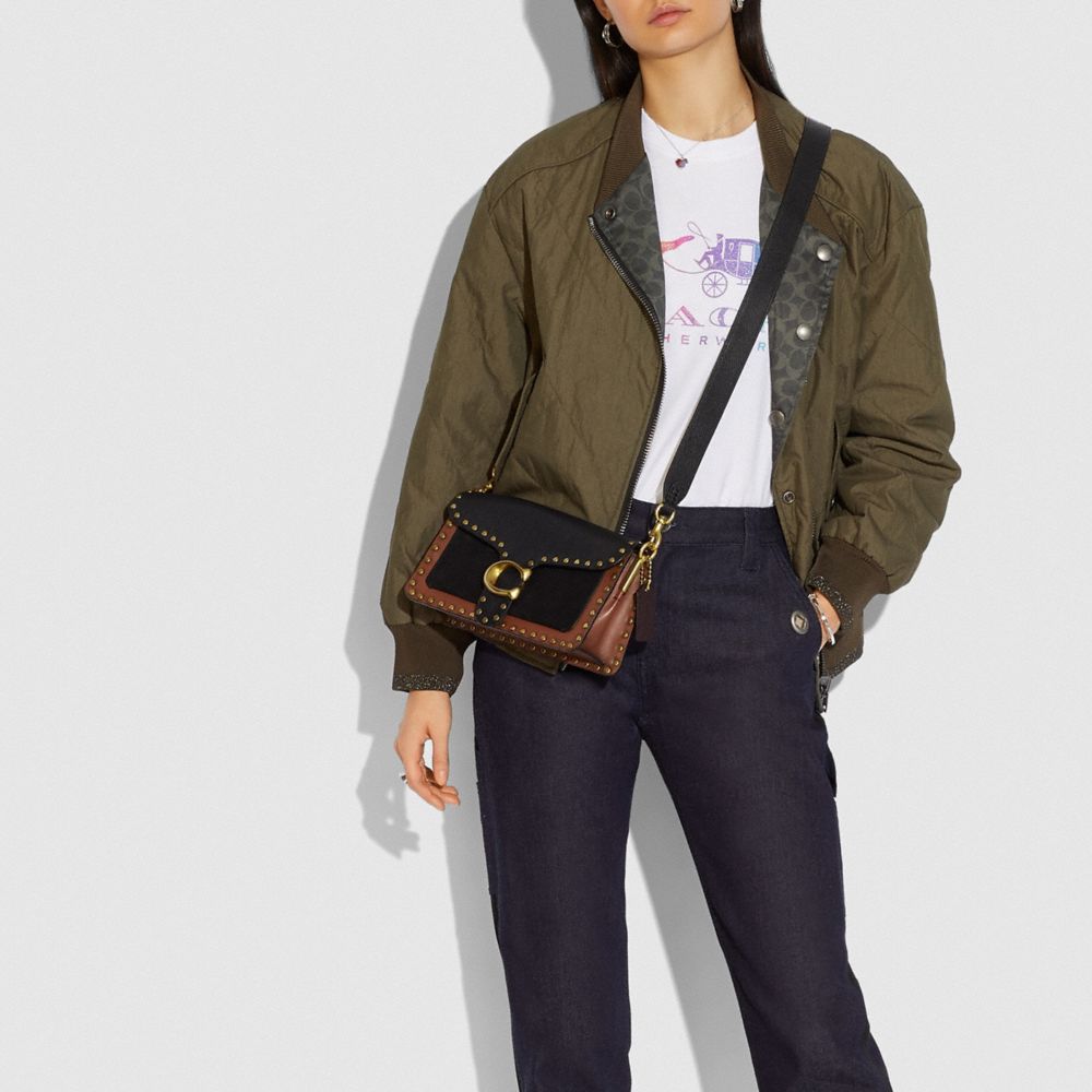 Coach Tabby Shoulder Bag 26 With Rivets IUCN Water